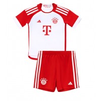 Koszulka piłkarska Bayern Munich Alphonso Davies #19 Strój Domowy dla dzieci 2023-24 tanio Krótki Rękaw (+ Krótkie spodenki)